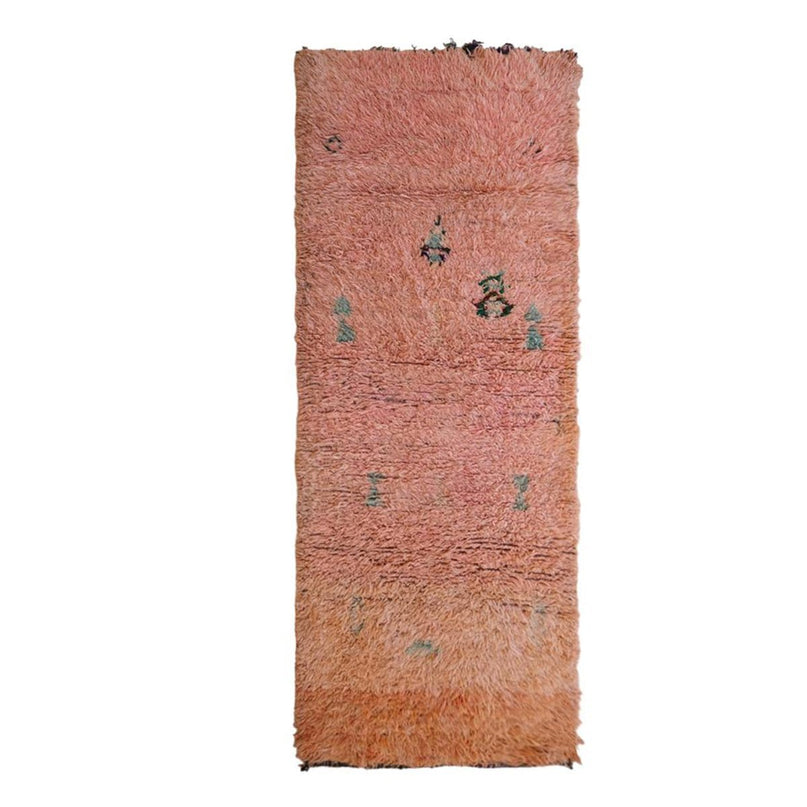 Zuiver wollen Marokkaans Berber-tapijt 104 x 310 cm