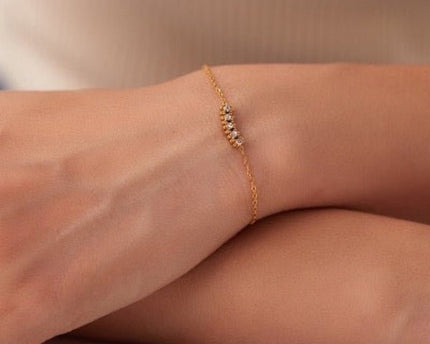 Chique sprankelende stapelarmbandenset