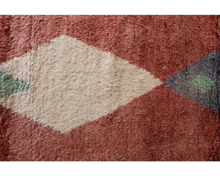 Zuiver wollen Marokkaans Berber halkleed 82 x 489 cm