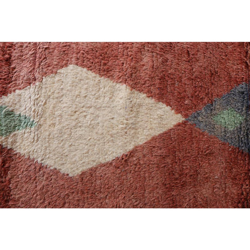 Zuiver wollen Marokkaans Berber halkleed 82 x 489 cm