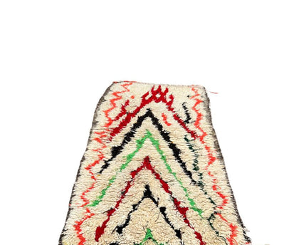 Zuiver wollen Marokkaans Berberkleed 80 x 150 cm