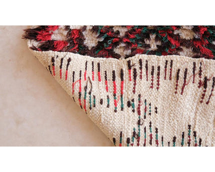 Zuiver wollen Marokkaans Berber-tapijt 74 x 164 cm