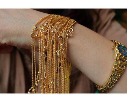 Tijdloze gevlochten kettingketting - Universele ketting