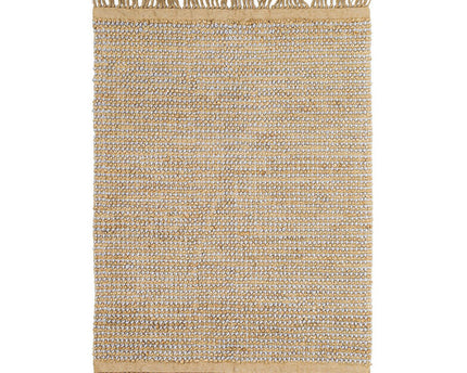 BUBBLES vloerkleed van jute en wol