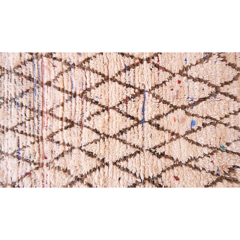 Zuiver wollen Marokkaans Berber-tapijt 103 x 230 cm