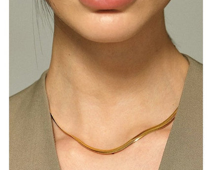 Unisex visgraatketting - 5 mm breed