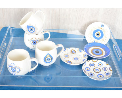 12 cm Blue Luck Cups - veel 4