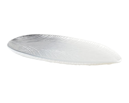Zilver zilvermodel blad 30x14x2cm