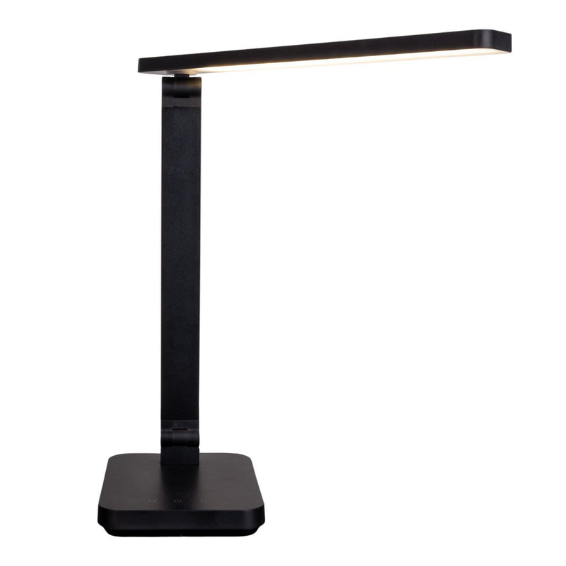 LED -tafellamp "Mover" zwart, metaal en plastic, 38 cm hoog, opladen, dimpelbaar, CCT -kleurwisselaar