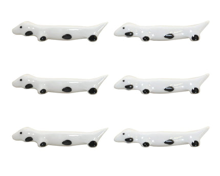Witte Teckel Teckel Cart - veel van 6