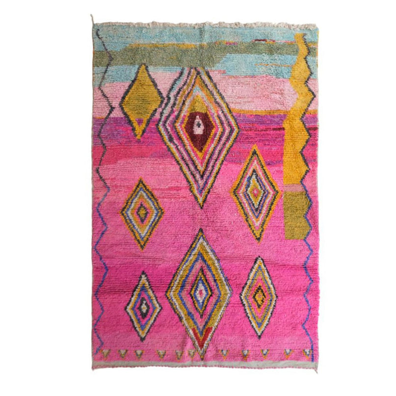 Zuiver wollen Marokkaans Berber-tapijt 193 x 283 cm