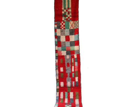 Zuiver wollen Marokkaans Berber halkleed 76 x 408 cm