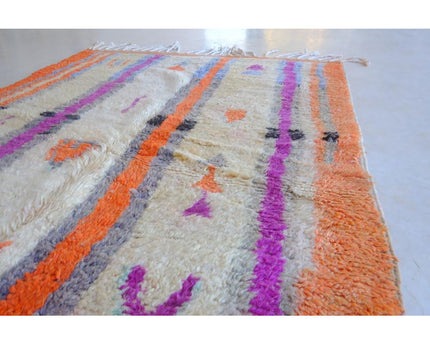 Eigentijds Berberwollen vloerkleed Boujaad 140 x 212 cm