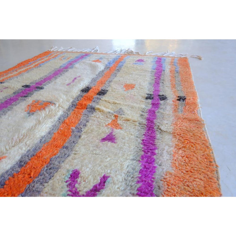 Eigentijds Berberwollen vloerkleed Boujaad 140 x 212 cm