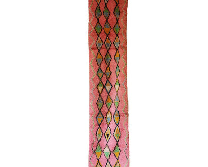 Zuiver wollen Marokkaans Berber halkleed 70 x 340 cm