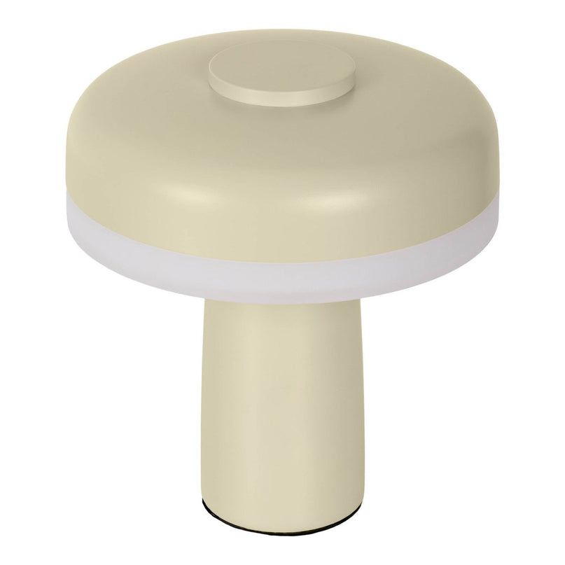 Draadloos tafellicht "pilu", 16,5 cm hoog, boven Ø van 15 cm, metaal in de kleur vorst allond