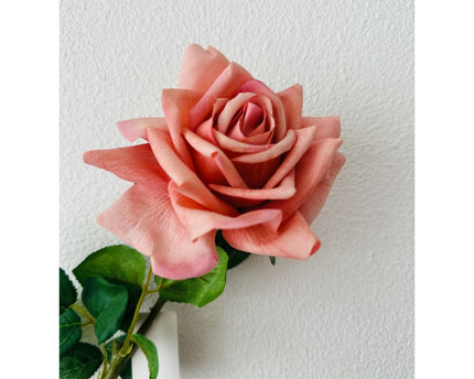 QMF Hand Touch Rose 72cm WIT2PCS