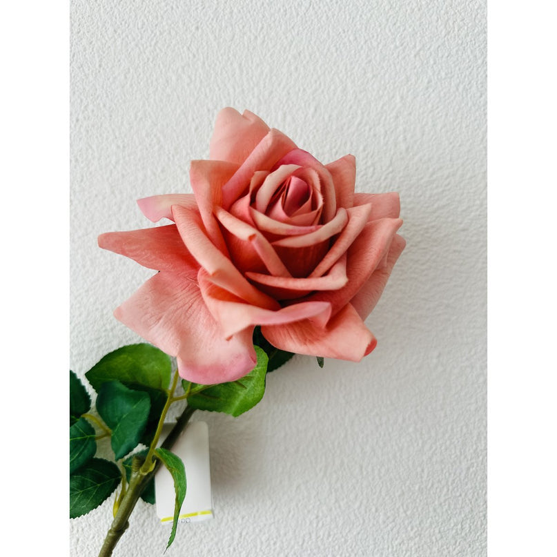 QMF Hand Touch Rose 72cm WIT2PCS