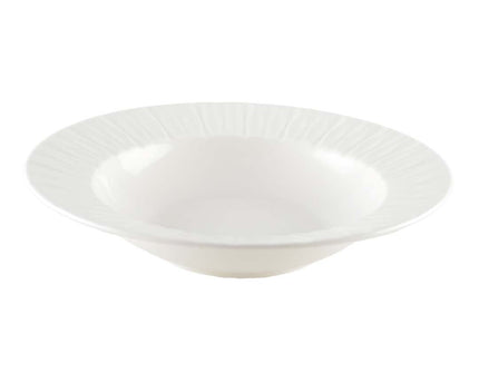 Witte holle plaat Lilia 20.3x20.3x4.3cm