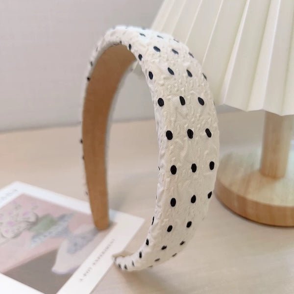 Elegante Polka Dot-hoofdband