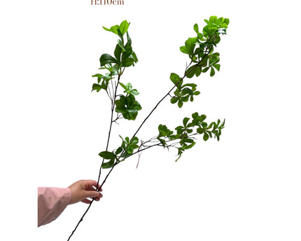 Tropaeolum speciosum Green | Zijden kunstbloem | Lengte 110 1pcs