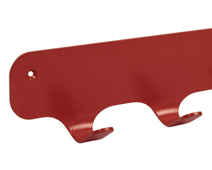Gorillz Rounded Four Industriële Wandkapstok 4 Kapstok haken - Rood
