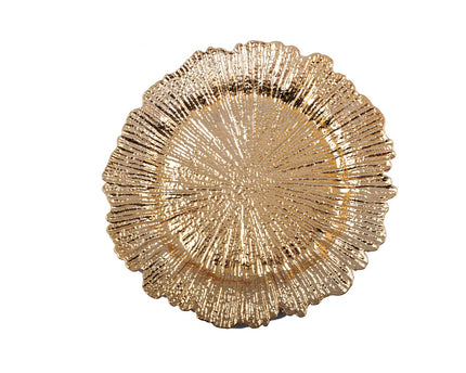 Gouden bloemplaat