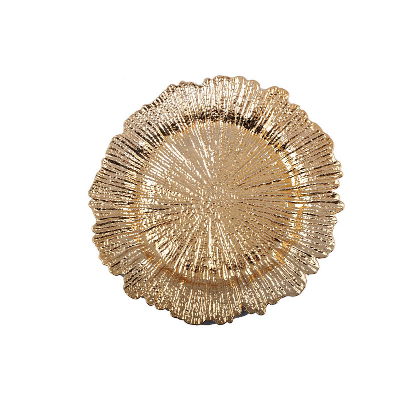 Gouden bloemplaat