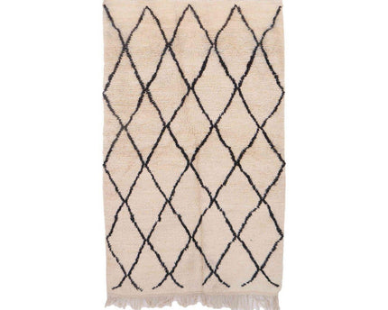 Zuiver wollen Marokkaans Berber-tapijt 156 x 254 cm