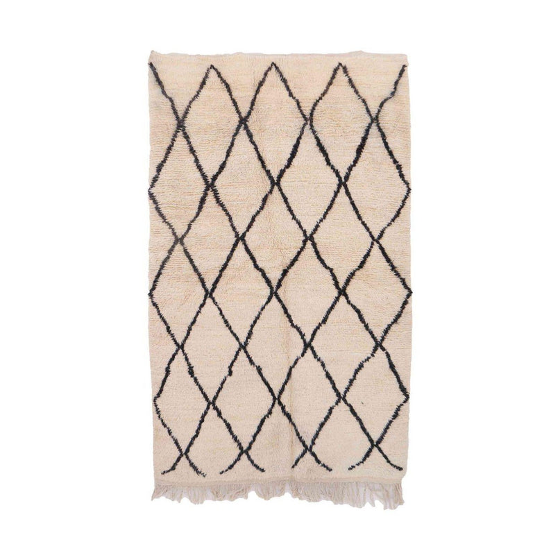 Zuiver wollen Marokkaans Berber-tapijt 156 x 254 cm