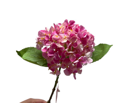Artificial flowers Hydrangea Macrophylla Pink | Zijden kunstbloem | Lengte 50 1pcs