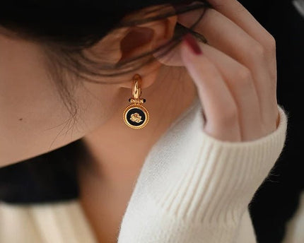 Vintage geïnspireerde Rose Drop oorbellen
