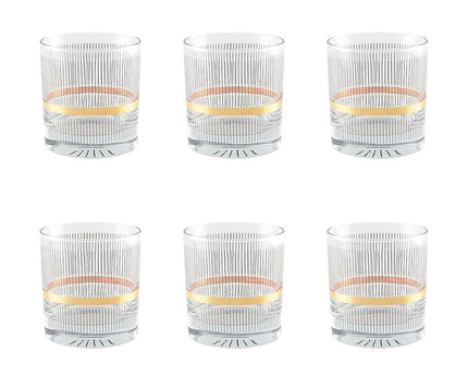 Zwarte en gouden whisky -bril - veel 6