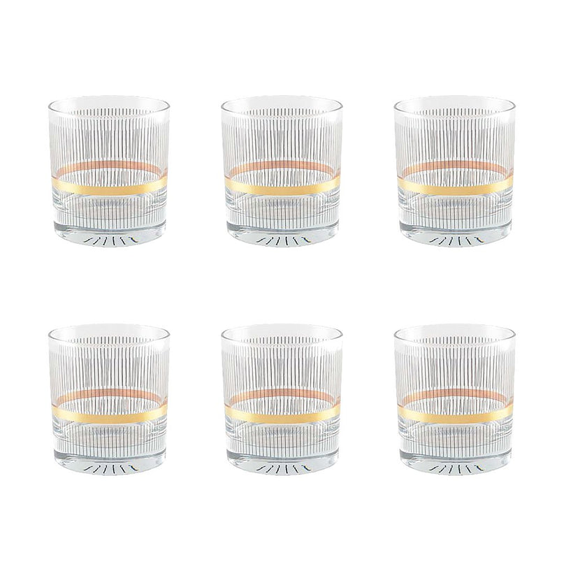 Zwarte en gouden whisky -bril - veel 6