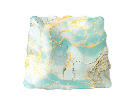 Golden Hollow Square Ocean Cups 15 cm - veel 6