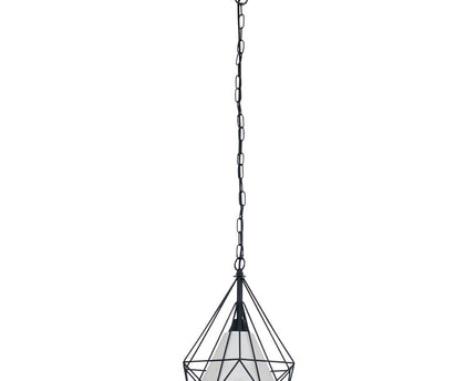 Metal hanglamp "Alex" D: 29 cm zwart