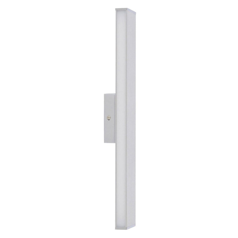 LED -wandlamp "Dubai", moderne wandlamp gemaakt van aluminium en plastic met stevig gebouwd -in LED's, 45 cm lang of hoog. Ideaal voor de verlichting van ingangen, gangen, voor het structureren van grote wandoppervlakken