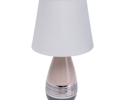 Keramische tafellamp "Carrara" h: 38cm