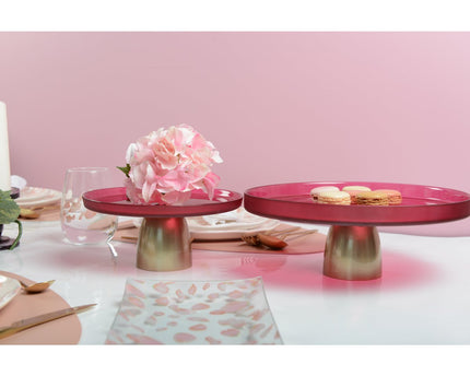 Raspberry Cake Dish Dore 28 cm