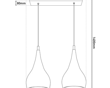 2 hanglamp "stijl"
