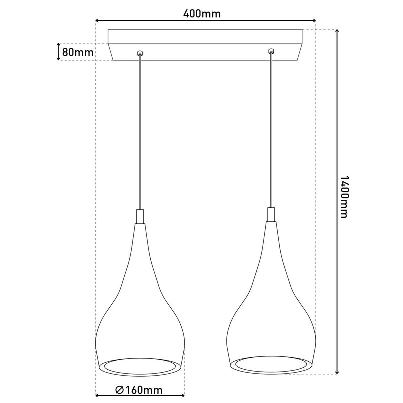 2 hanglamp "stijl"
