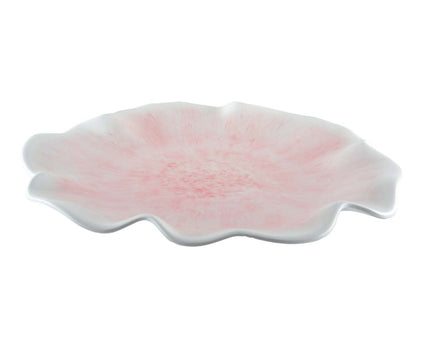 Roze presentatieplaat in melamine 40x40x5cm