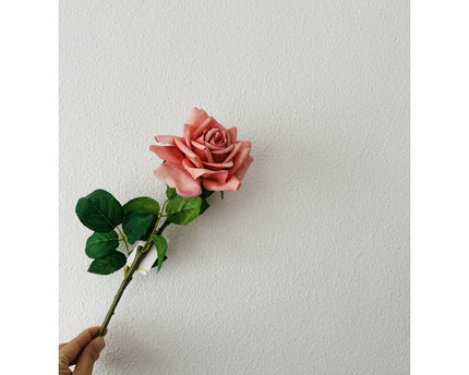 QMF Hand Touch Rose 72cm WIT2PCS