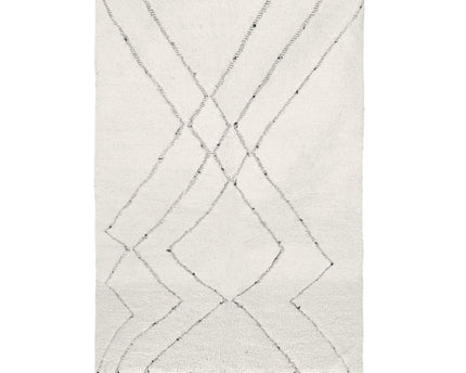 Berber vloerkleed Beni Ouarain zuivere wol 155 x 260 cm