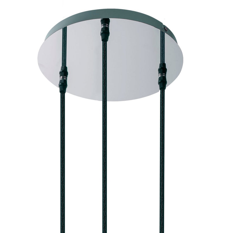 3-be hanger licht "stijl", retro klassieke hanglamp gemaakt van chroom-glanzend metaal met E27-frames, paraplu Ø16 cm, totaal Ø30 cm, ideaal voor eetkamer, woonkamer en keuken.
