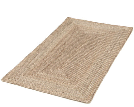 Handgemaakte designermat in Indira Jute