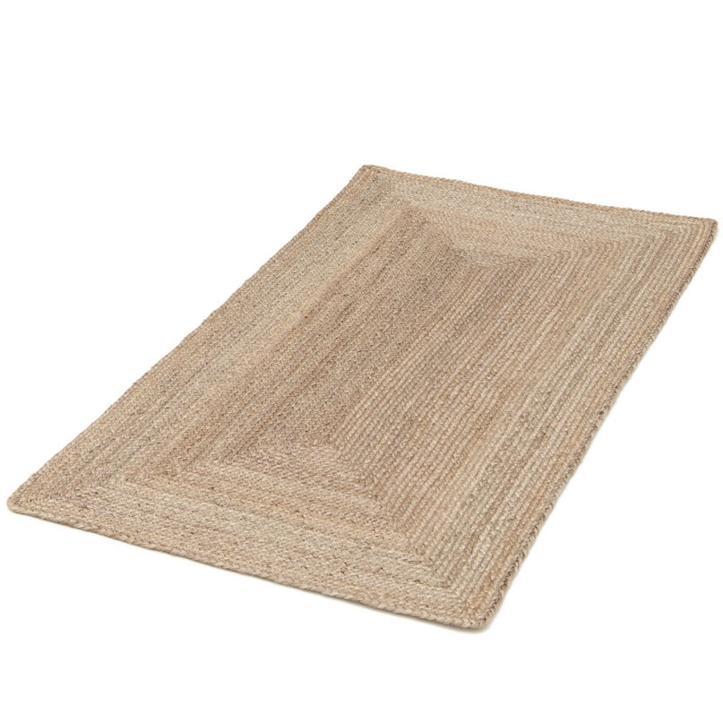 Handgemaakte designermat in Indira Jute