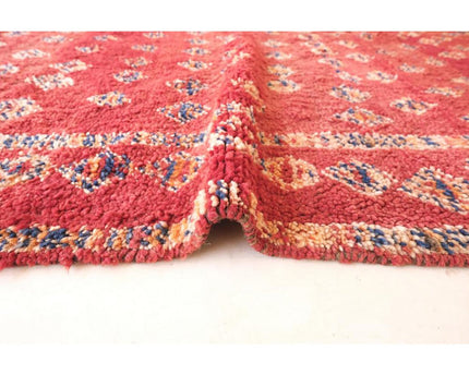Vintage handgeweven wollen Berberkleed 169 x 258 cm
