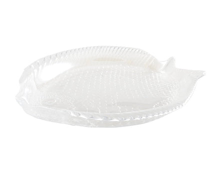 Glanzende glas vis cup 30x27,5 cm