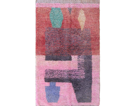 Zuiver wollen Marokkaans Berberkleed 115 x 187 cm